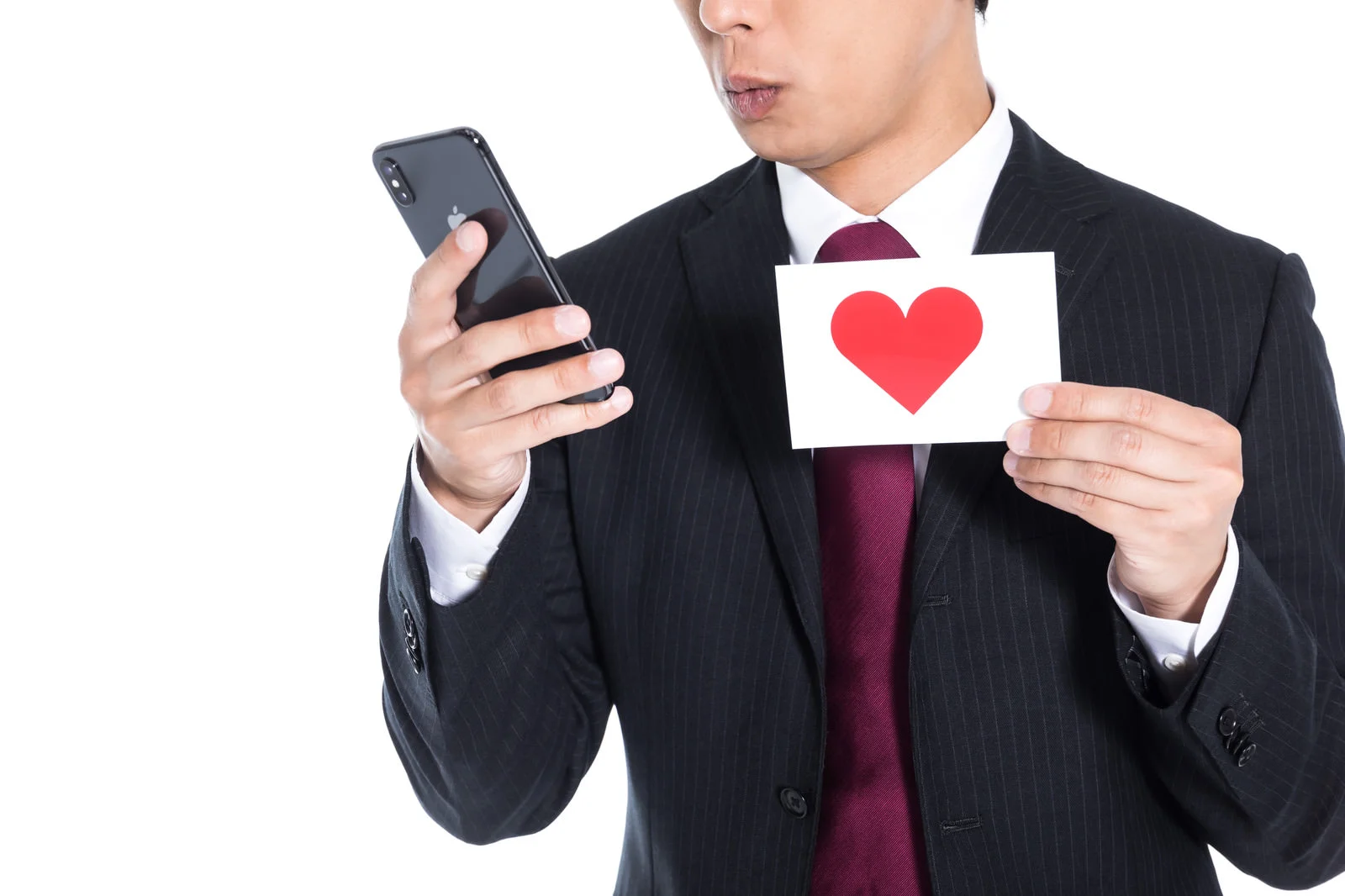 いいねする男性